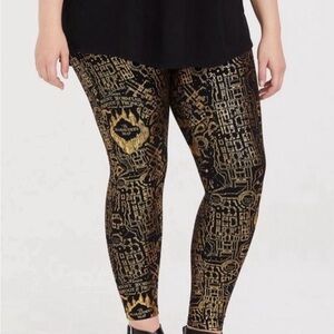 Torrid Harry Potter Marauder’s Map Leggings Size 3X Wizarding World